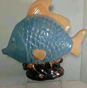 Art  Pottery Figural Fish.